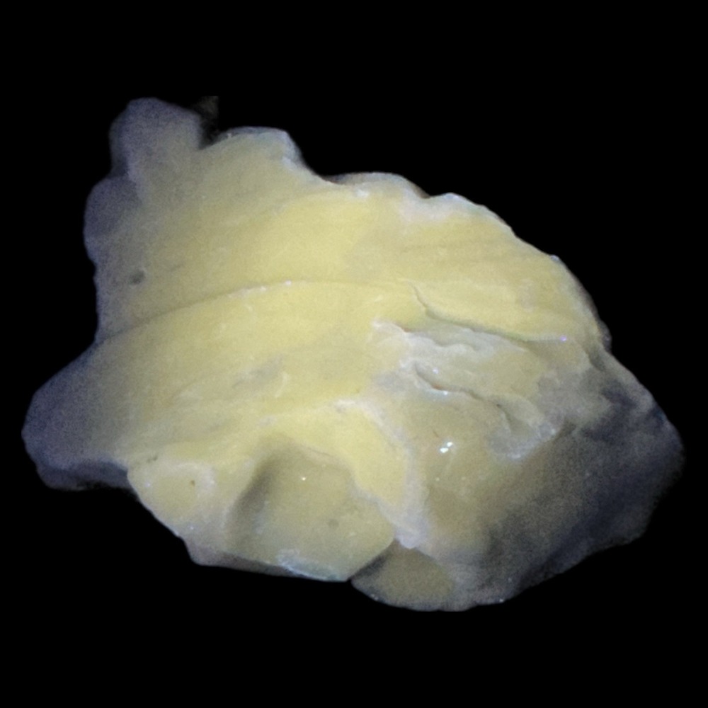 Farmhouse Gray‎ Art Glass Cullet Glowing Manganese Slag Glass #6GX26